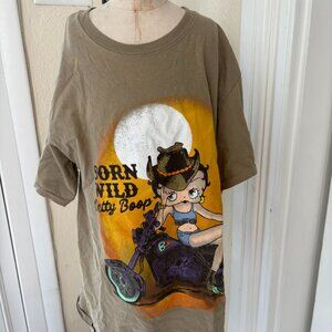 Vintage Wild West Betty Boop Oversized T Shirt
